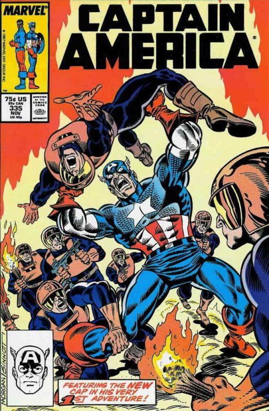 Captain America (1st Series) #335 VF/NM; Marvel | save on shipping - details ins 