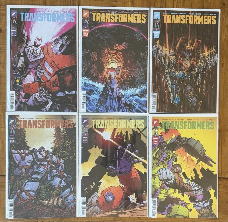 20 Transformers #1-3,5,7,10-24 Image Comics NM Lot Daniel Warren Johnson
