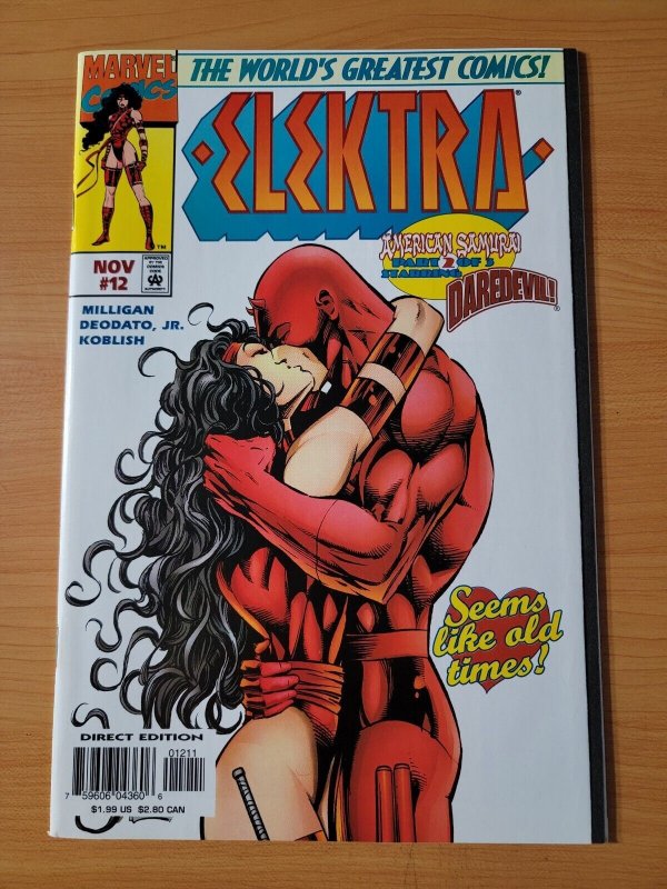 Elektra #12 Direct Market Edition ~ NEAR MINT NM ~ 1997 Marvel Comics 