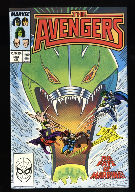 Avengers #293 NM 9.4 1st Chairman Kang!