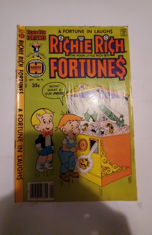 Richie Rich Fortunes #42 (1978) NM Harvey Comic Book J743