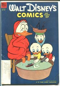 WALT DISNEY'S COMICS AND STORIES #160 1954-MICKEY-DONALD-CARL BARKS-vg