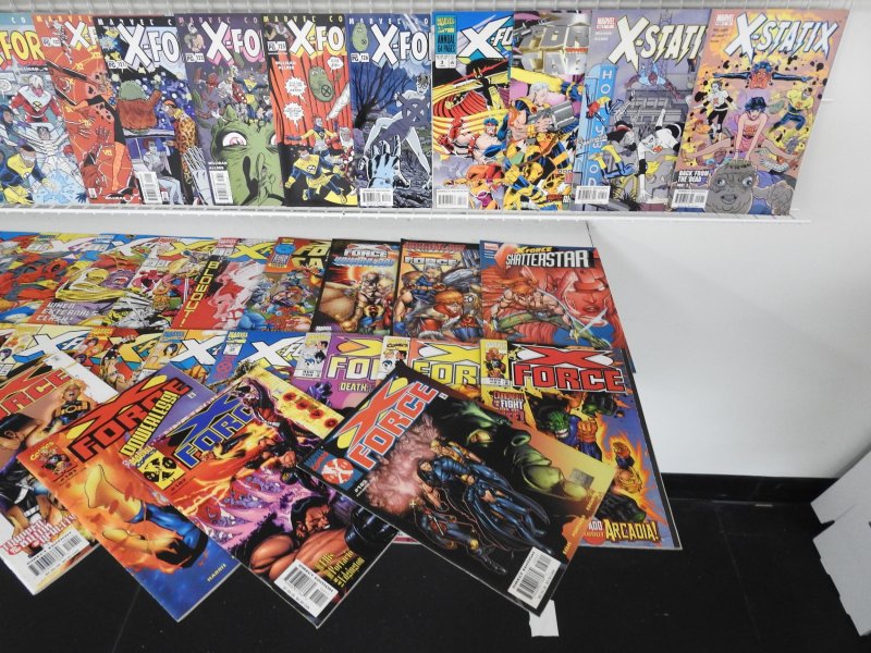 Huge Lot of 170+ Comics W/ X-Force +More! Avg. VF Condition!