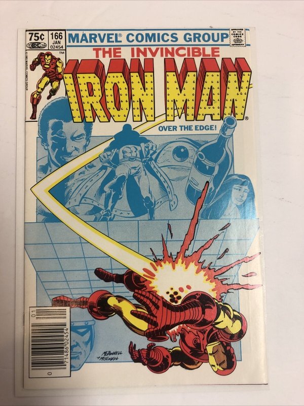 Iron Man (1983) # 166 (NM) Canadian Price Variant CPV | 1st App Obadiah Stane