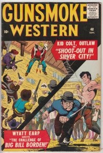 Gunsmoke Western #48 (Sep-58) VG+ Affordable-Grade Kid Colt