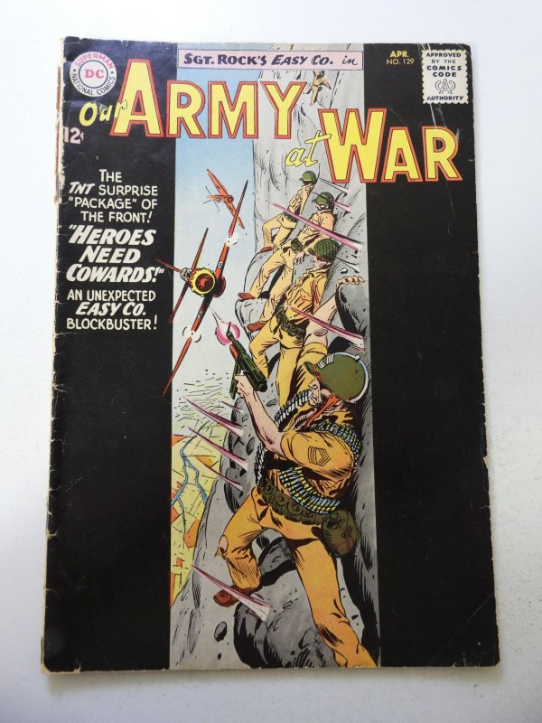 Our Army at War #129 (1963) FR/GD Cond see desc