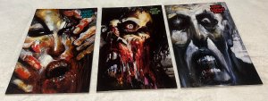 Night of Living Dead 3PC LOT - Carlos Kastro, Eric Meheu Painted Art. (9.2) 1991