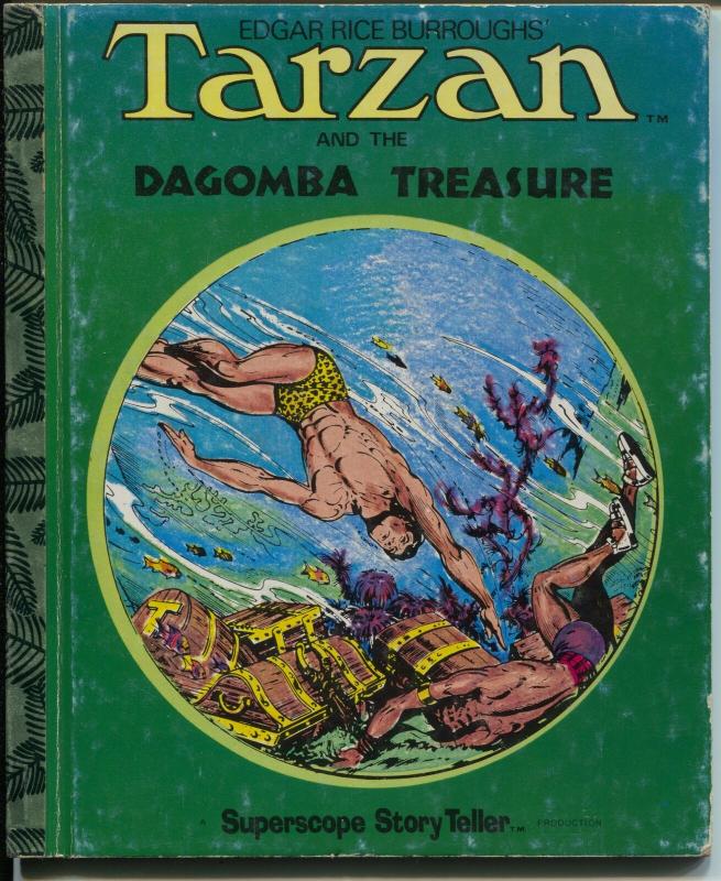 Tarzan Book ST-39-The Dagomba Treasure-Burne Hogarth art-hardback-G