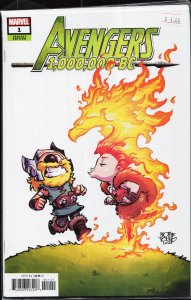 Avengers 1,000,000 B.C. Young Cover (2022)