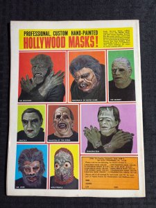 1965 MONSTER WORLD Magazine #4 FVF 7.0 Christopher Lee / Frankenstein / Munsters