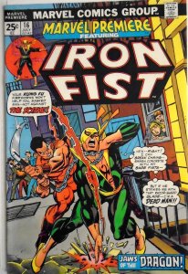 *Marvel Premiere (1972) 16vf* Origin + 2nd Appearance of Iron Fist