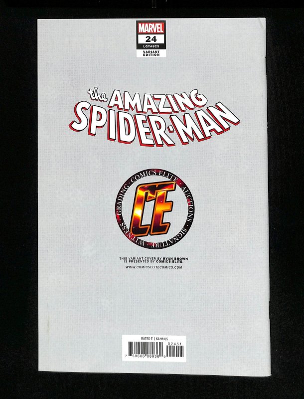 Amazing Spider-Man (2018) #24 Comics Elite Ryan Brown Variant