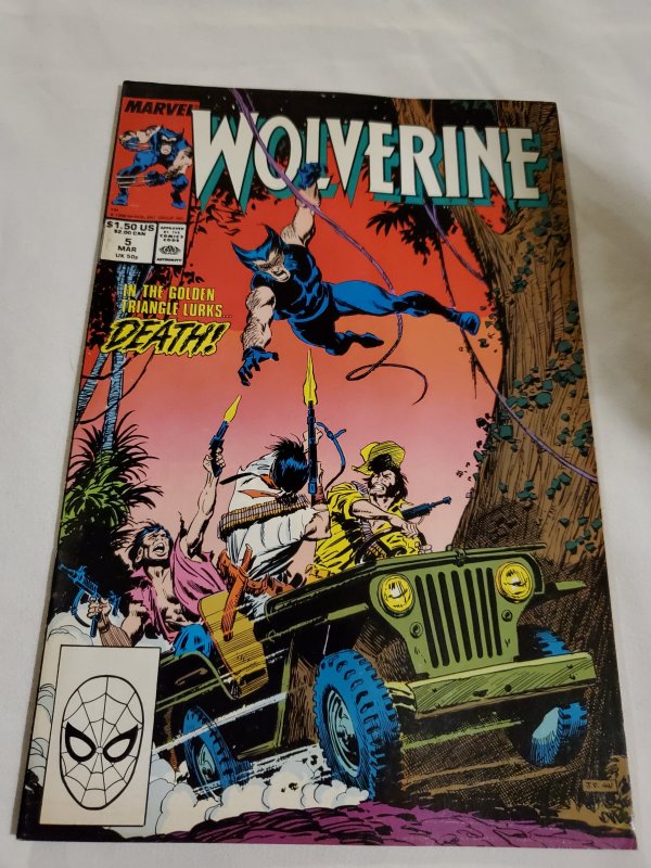 Wolverine 5 Very Fine/Near Mint  Art by John Buscema