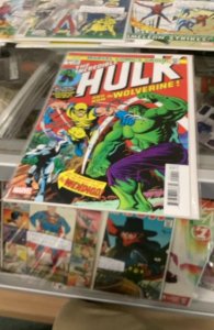 The Incredible Hulk #181 Facsimile Edition Cover (1974) 1st Wolverine NM Wow!