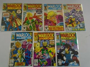 Warlock and the Infinity Watch lot 7 different from #1-16 8.0 VF (1992-93) 