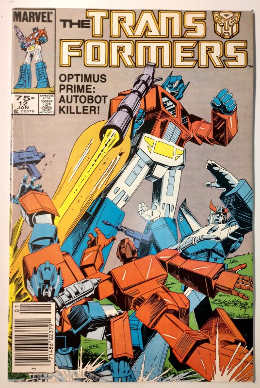 The Transformers #12 (6.5-NS, 1986) 