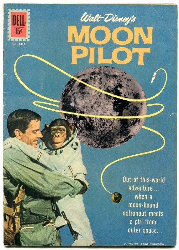 Walt Disney's Moon Pilot- Four Color Comics #1313 1962- FN