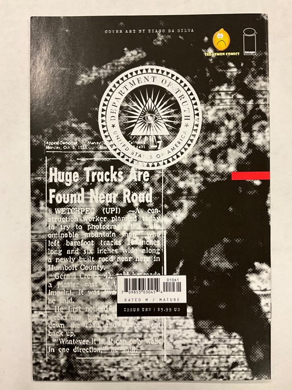 The Department of Truth #10 Cover Q (2021)