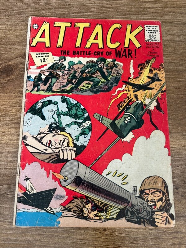 Attack The Battle Cry Of War Special Edition VG/FN Charlton Comic Book 9 J362