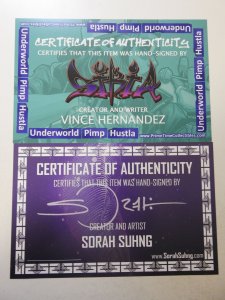 Siria: Underworld Pimp Hustla #2 NM Condition! Signed 2 times W/ 2 COA's