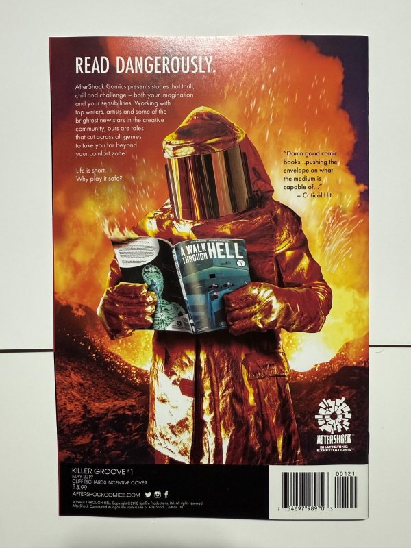 Killer Groove # 1 NM Cliff Richards Variant Cover Aftershock Comic Book 5 J402