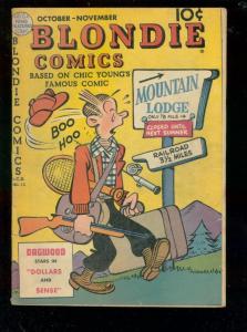 BLONDIE COMICS #14 1949-DAGWOOD-GOLF STAR BOBBY JONES VG