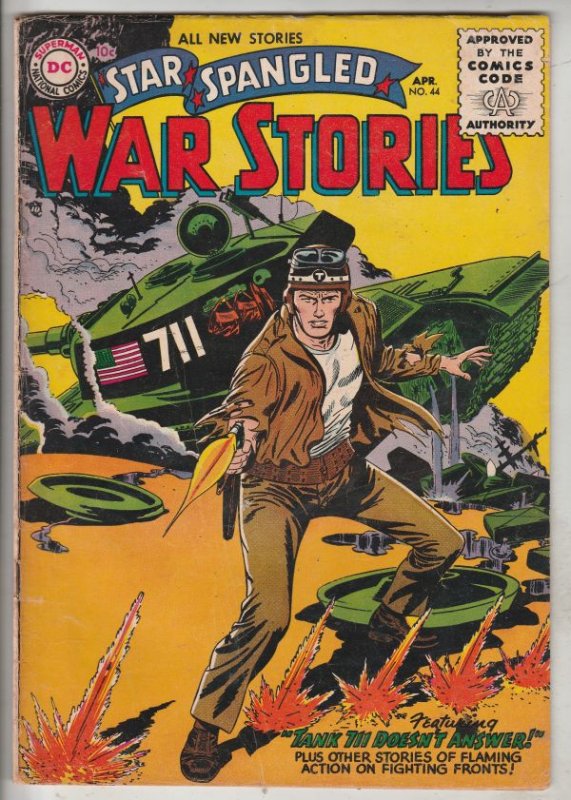 Star Spangled War Stories #44 (Apr-56) FN/VF Mid-High-Grade One-Man Navy