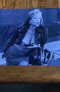 Theresa Russell, signed 8.5 X 11, black widow, straight time