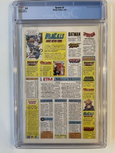 Spawn #1 (1992) CGC 9.8 WP Classic McFarlane 1st app Spawn