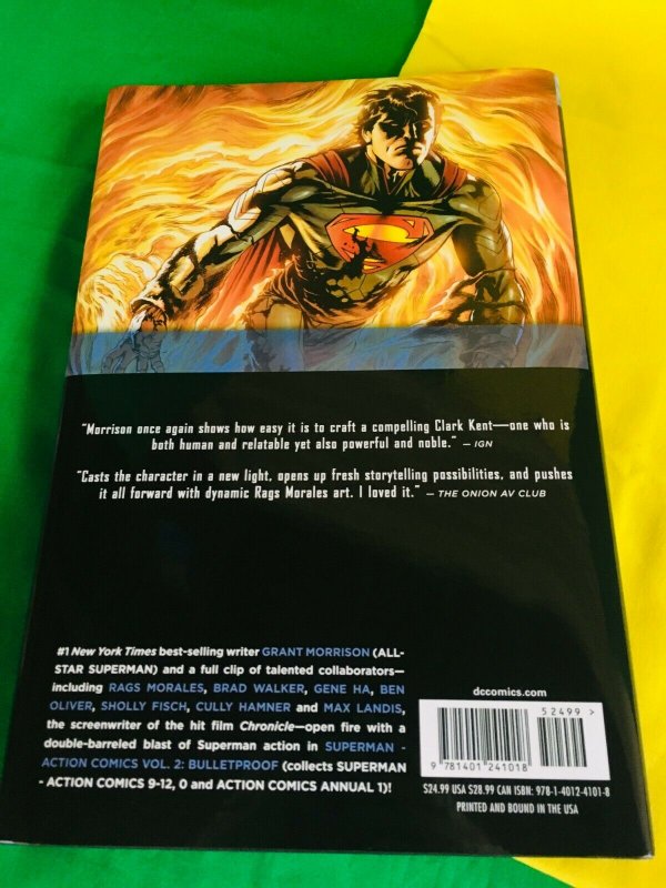 Superman Action Comics Volume 2 Bulletproof ~ The New 52 HC Hardcover