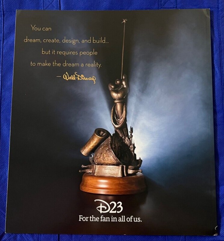 Disney Twenty Three D23 Magazine Summer, Fall, Winter 2017 Seasons F2