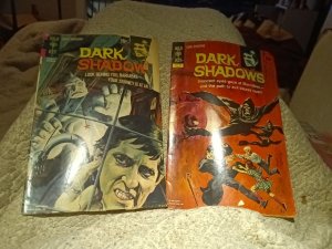 Dark Shadows 11 And 15 Bronze Age Gold Key Comics Lot Run Set Collection
