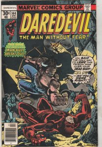 Daredevil #144 (Oct-77) VF/NM High-Grade Daredevil vs Man Bull Wow!