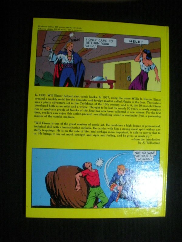 1986 HAWKS OF THE SEAS Will Eisner HC VF- 7.5 Kitchen Sink Fisherman Collection