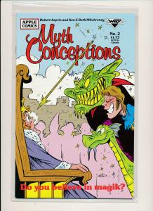 Apple Comics SET OF 8-MYTH CONCEPTIONS #1-#8  F/VF(PF853)