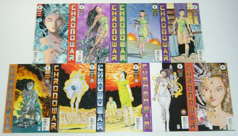 Chronowar #1-9 VF/NM complete series - studio proteus  manga - kazumasa takayama