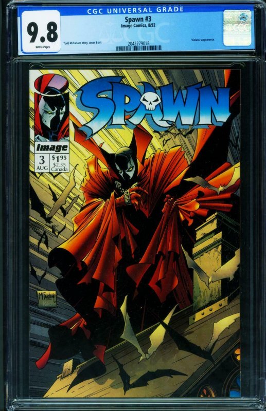 SPAWN #3 CGC 9.8-1992-Image-	Violator appearance 2042279018