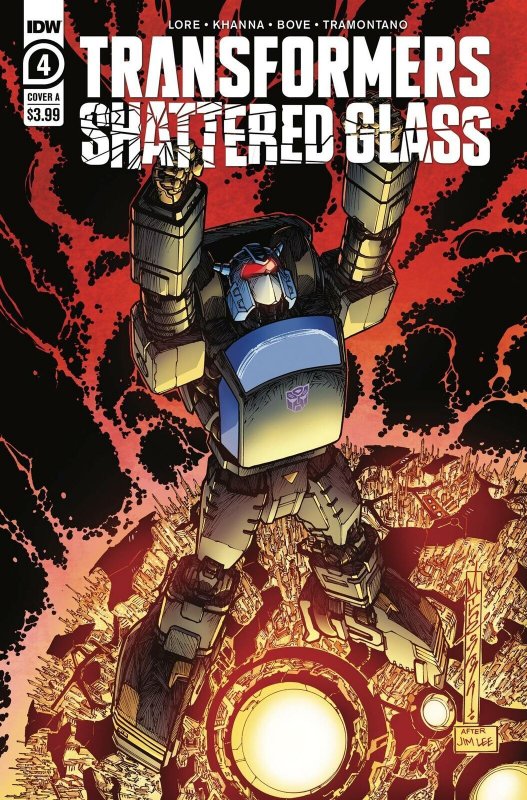 TRANSFORMERS SHATTERED GLASS #4 (OF 5) CVR A MILNE 