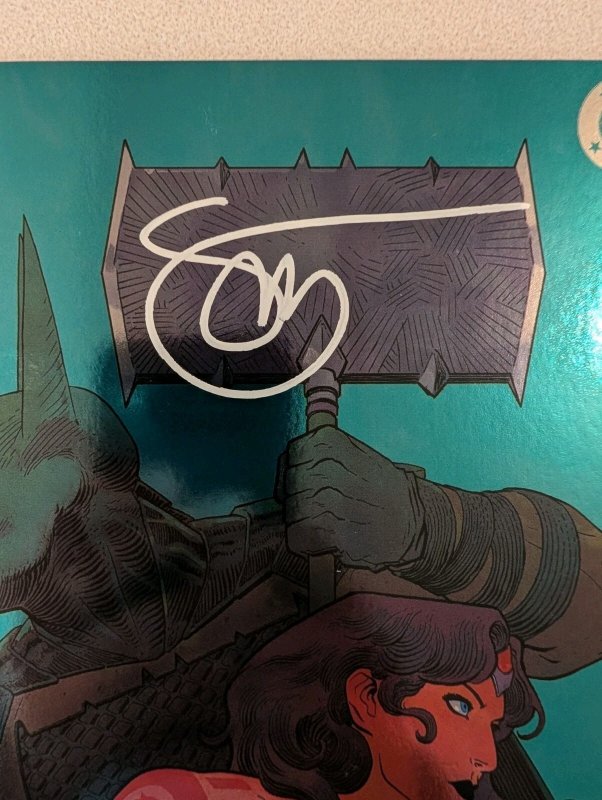 Absolute Wonder Woman #15 2nd Print Sherman Virgin Foil Signed Scott Snyder COA!