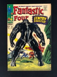 Fantastic Four #64 (1967) FN/VF 1st Kree Sentry!