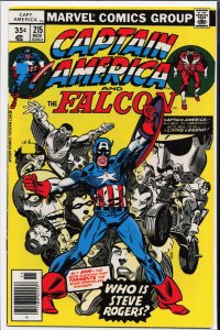 Captain America #215 (1977) Captain America and the Falcon