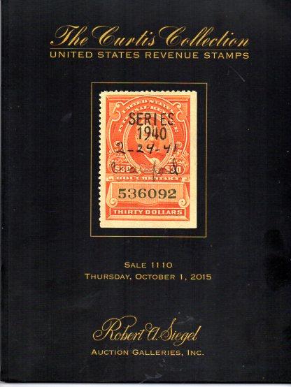 Siegal Revenue Stamp  Auction