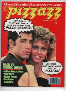 PIZZAZZ #12, VF/NM, Marvel, 1978, Magazine Travolta Olivia Grease