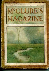 McClures  Magazine 4/1906-pulp thrills-impressive art-classic ads-FR/G 