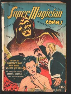 Super Magician #8-1942-Mystery cover-Blackstone Fights The Voodoo Hoodoo-Abbo... 