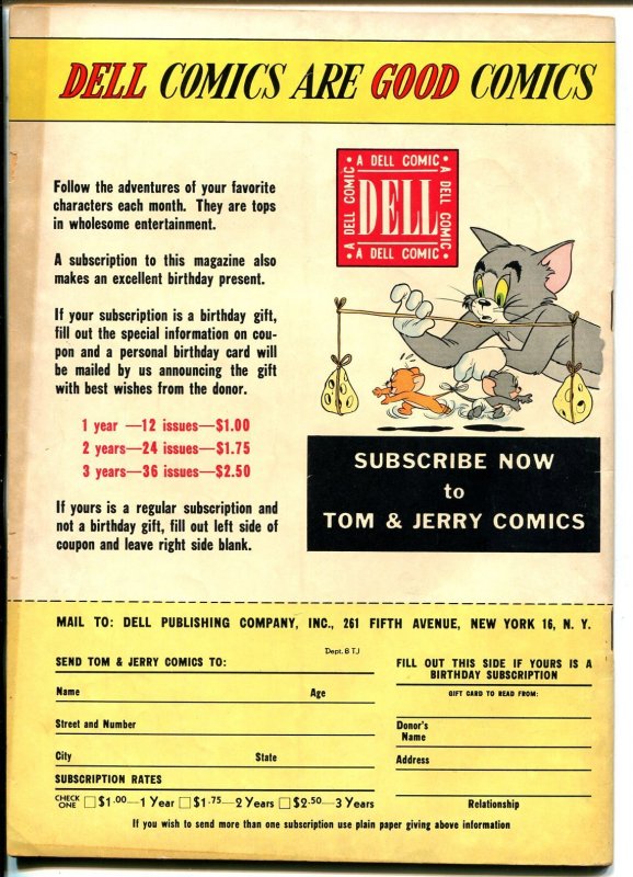 Tom & Jerry #61  1949 - Dell  -FN - Comic Book