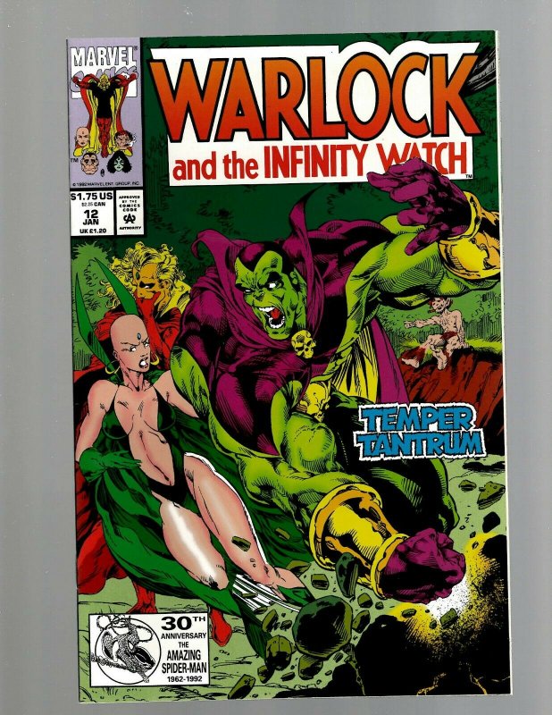 Lot of 12 Warlock and the Infinity Watch Comics #1 2 3 4 5 6 7 8 9 10 11 12 GK48