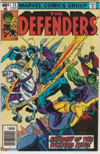 5 The Defenders Marvel Comic Books # 73 83 87 95 104 Hulk Hellcat Namor EP1