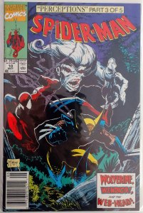 Spider-Man #10 NEWSSTAND (NM)(1991)