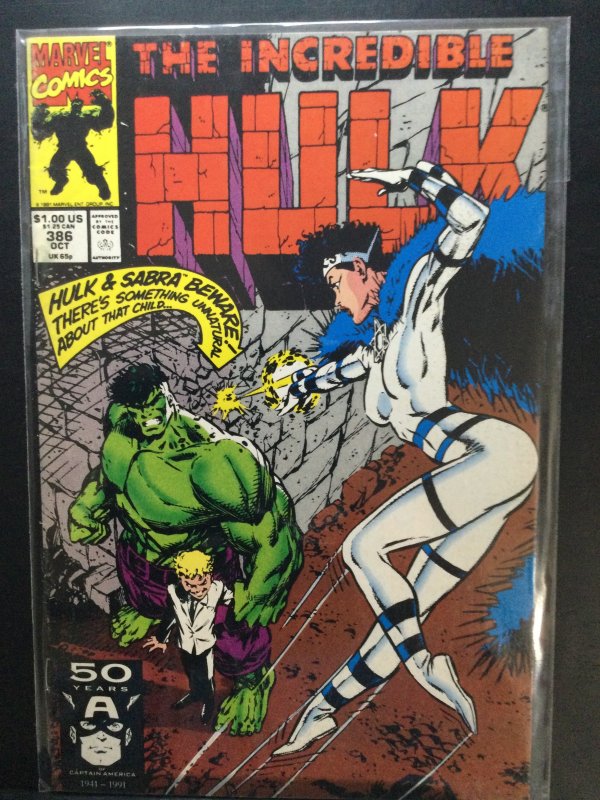 The Incredible Hulk #386 Direct Edition (1991)